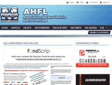 Tablet Screenshot of ahflaurentides.com